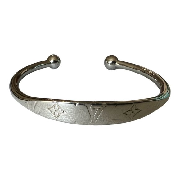 Louis Vuitton - Silver Jonck Monogram Bracelet 1127
